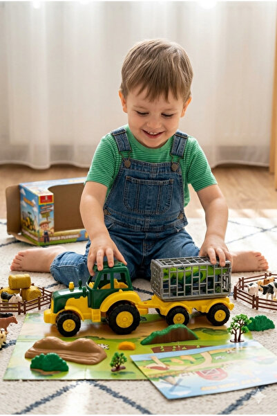 TOYFEST DİNOZORLU TRAKTÖR KUTULU