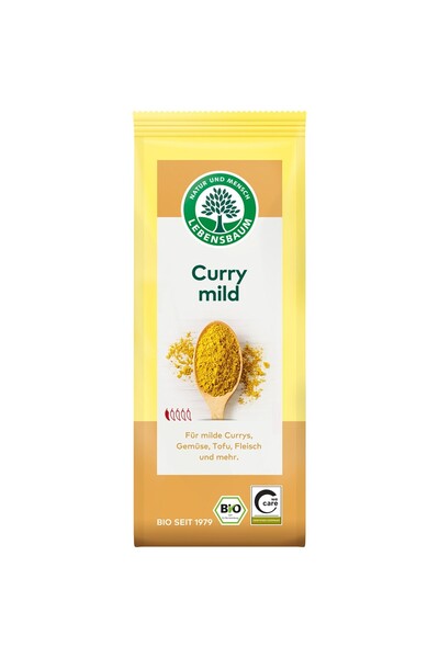 Lebensbaum Pudra de curry usor picanta,