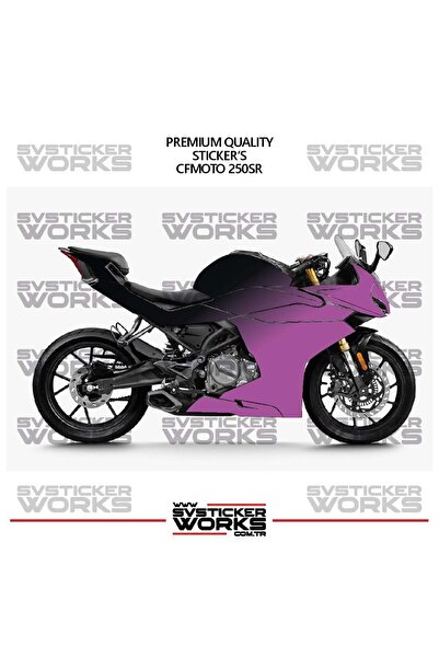 ARONA Cfmoto 250Sr Fairing Sticker Double Color Engine Fairing Model Ready Ki...