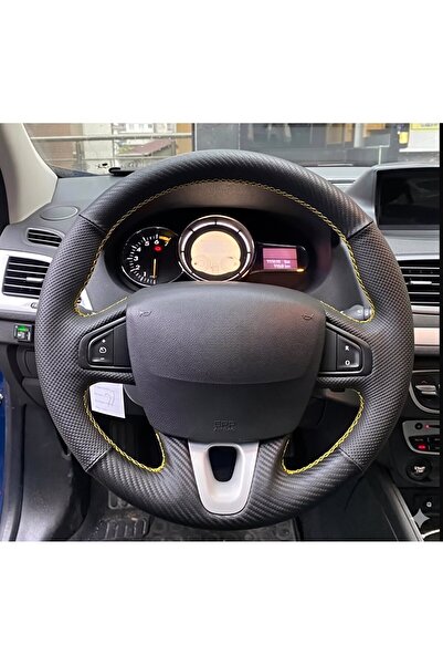 imza direksiyon kılıfı Fluence -megane 3-scenic Uyumlu Araca Özel Direksiyon ...