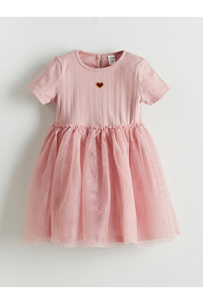 LC Waikiki I Embroidered Combed Cotton Tulle Girls' Dress from Freezen Store