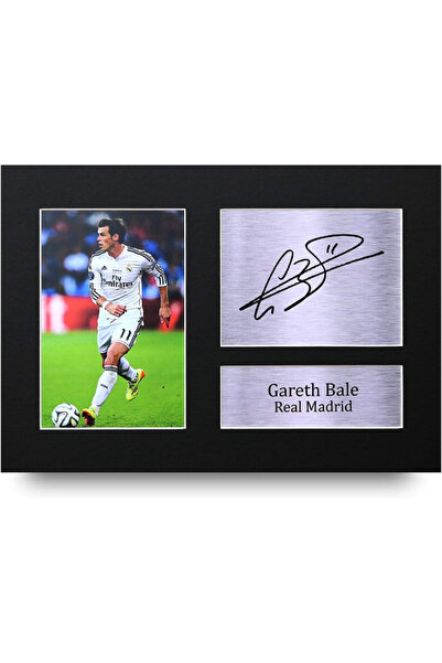 HWC Trading Gareth Bale Signed A4 Printed Autograph Real Madrid Print Photo P...