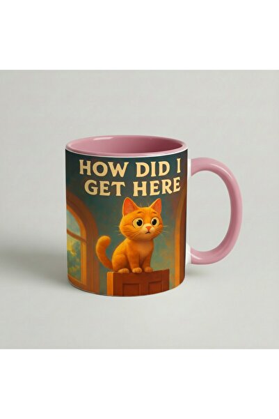 Petgifts Cana Cadou Personalizat Amuzanta Cu Mesaj How Did I Get Here - Ceram...