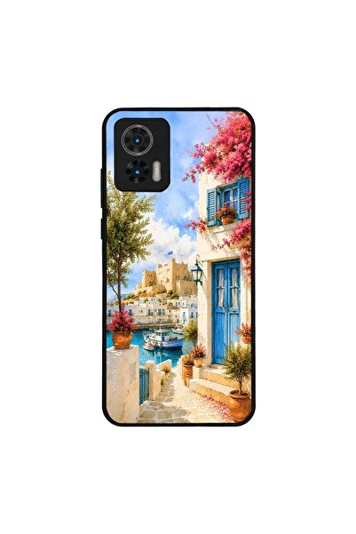 Sonique Θήκη Greek Island Muse Series για Motorola Edge 30 Neo 5G Ροδίτικο Λι...