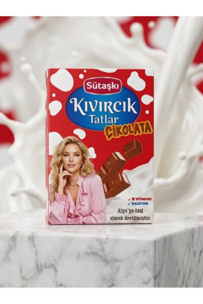 Kişiye Özel İsimli ve Fotoğraflı Sütaşkı Çikolata 60g - D Vitaminli ve Kalsiyumlu Sütlü Çikolata
