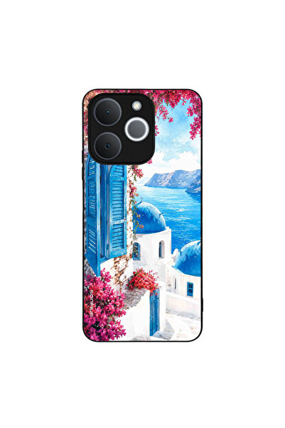 Sonique Θήκη Greek Island Muse Series για Realme Note 70T 4G Σαντορινό Γαλάζιο