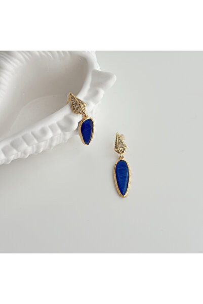 Boise Atelier Ardes Blue Steel Earring |   Steel Earrings