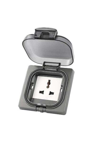 Giffex Universal Waterproof Outlet Socket, Power Socket IP65, Wall Electrical...