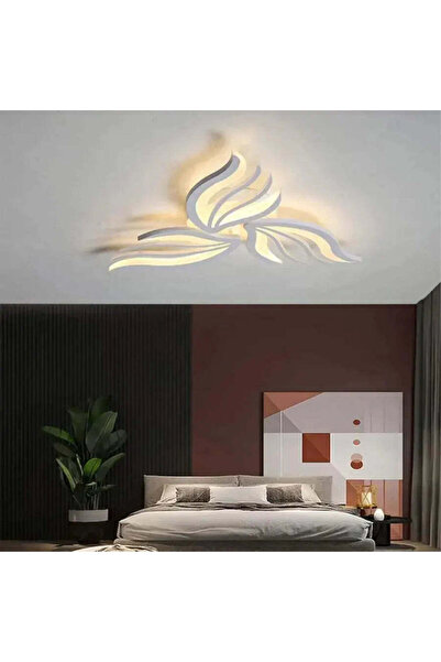 La Cucu Lustra LED cu telecomanda SAKURA 37W, 3 Petale, lumina Rece/Calda/Neu...