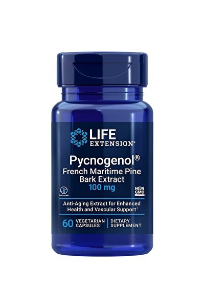 Life Extension Pycnogenol French Maritime Pine Bark Extract 100 Mg