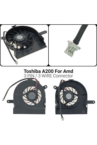 Toshiba Ανταλλακτικός ανεμιστήρας φορητού υπολογιστή για A200
