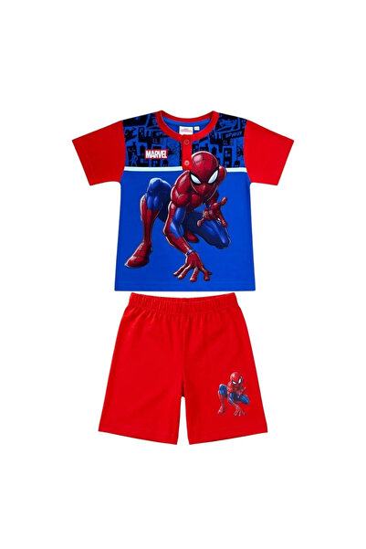 SPIDERMAN Pijamale copii, mânecă scurtă, 100% bumbac, roșu, Hero,