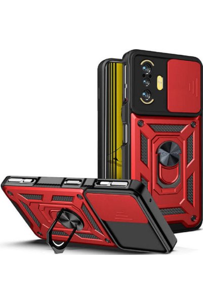 Other Bodycell Armor Slide Back Cover Πλαστικό Κόκκινο (Xiaomi Poco F3 GT) Κω...