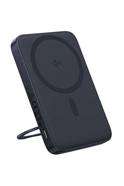 Baseus PicoGo Qi2 5000mAh Baterie externă magnetică 20W cu cablu USB-C, Negru