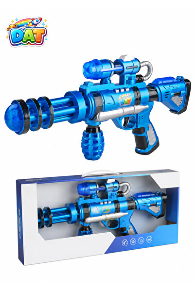 DAT Blaster Foam Dart Gun - Light-Up LED Toy Gun with Spinning Barrel
