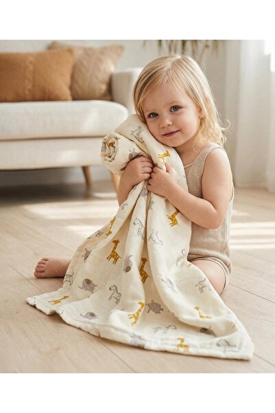Bonfino Throw Blanket, Animals Theme, Vibrant Design, Soft & Cozy, Interlock ...