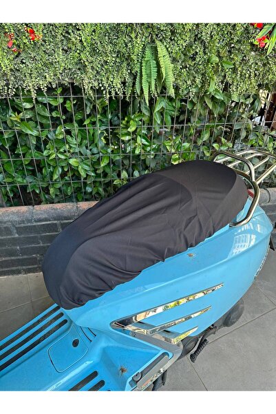 Generic Brand Universal Luxury Motorcycle Saddle Seat Cover Black - Size 2XL