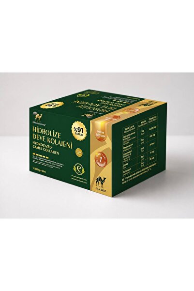 Endershealth Hidrolize Deve Kolajeni Likit Shot 15 x 50 ml (10.000 mg Kolajen...