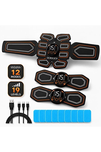 Horigen Aparat Electrostimulare Fit Helper, Stimulator Muscular, Tonifiere, 1...