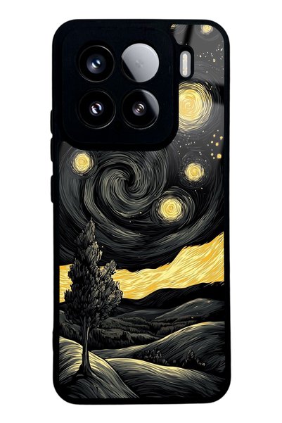 Spoyi Xiaomi 15 the Silent Spiral Design Glossy Phone Case