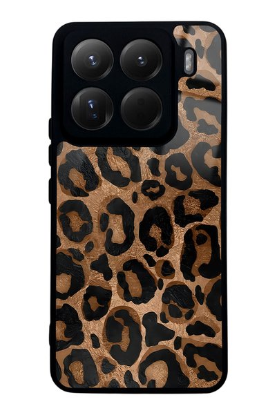 Spoyi Xiaomi 15 Pro Leopard Design Glossy Phone Case