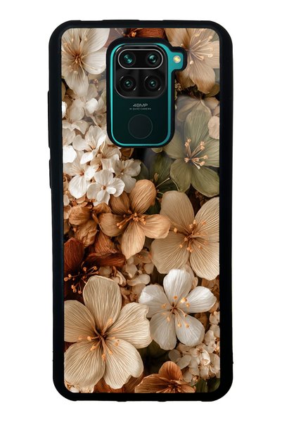 Spoyi حافظة هاتف لامعة بتصميم باقة الخريف لهاتف Xiaomi Redmi Note 9