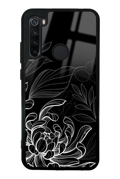 Spoyi حافظة هاتف لامعة بتصميم أوراق ضوء القمر لهاتف Xiaomi Redmi Note 8