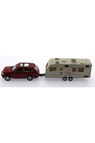 Kırmızı Metal Araçlı Karavan Mk1021