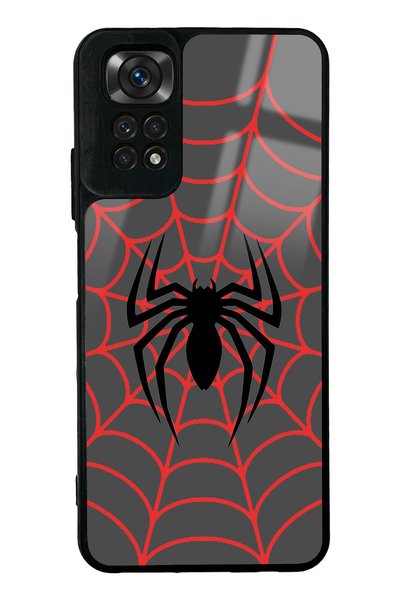 Spoyi حافظة هاتف Xiaomi Redmi Note 11s بتصميم سبايدر لامع