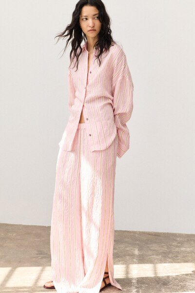H&M Krep Pull-on Pantolon