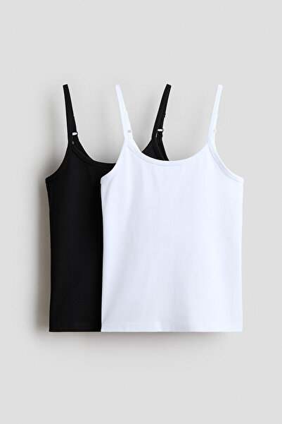 H&M 2’li Pamuklu ve Askılı Üst