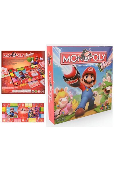 Hasbro Joc de societate, Hasbro, Monopoly Junior Super Mario ANGMAD, pentru 2...