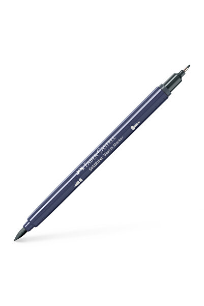 Faber Castell Marker pentru schițe cu 2 vârfuri Gri neutru IV 344 Goldfaber F...