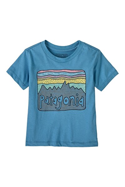 Patagonia Tricou Copii Bebeluși Fitz Roy Skies Shrb