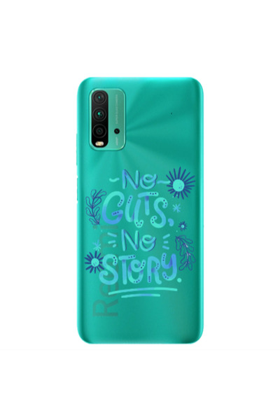 Other Xiaomi Redmi 9T No guts no story Transparent Silicone TPU Θήκη