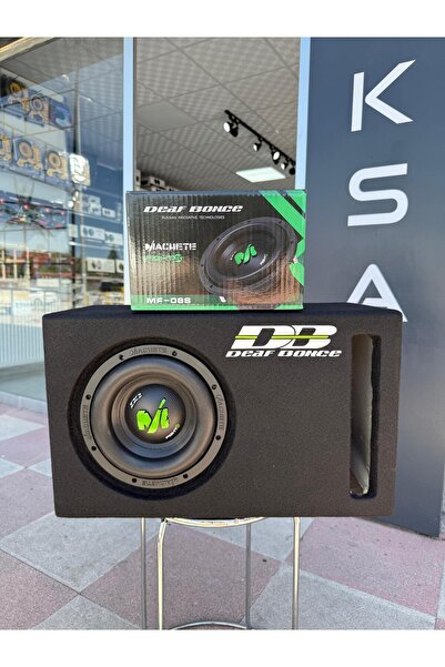 APOCALYPSE Mf-08s L Port Kabinli 1200wat 600 Rms 20cm Subwoofer Bas Çift Bobin