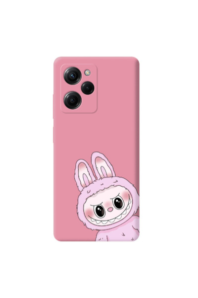 Other Xiaomi Poco X5 Pro Labubu 6 Pink Colored Silicone TPU Θήκη