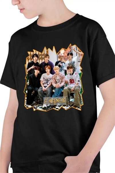 OEM Tricou Copii Baieti Epex Kpop Party Merch