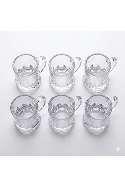 TR 6-Piece Glass Zamzam Cup Set