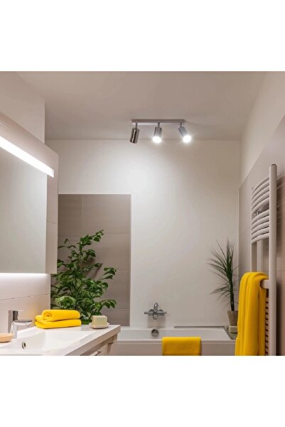 RİOLİGHT KROM2 3XGU10 DUYLU MAFSALLI HAREKETLİ BAŞLIK2 MODERN LED SPOT AVİZE(...