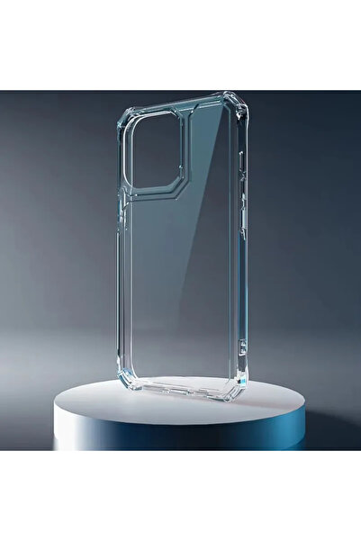 Zebana Apple iPhone 16 Plus HD Şeffaf Silikon Kılıf - Şeffaf