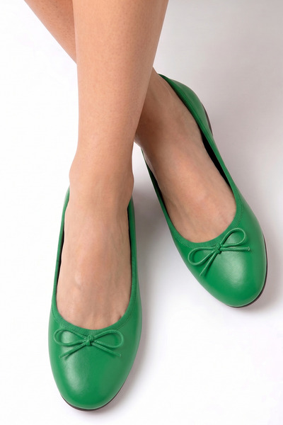LUVETTO Round Toe Bowknot Closed Orthopedic Classic Ballerinas New Season