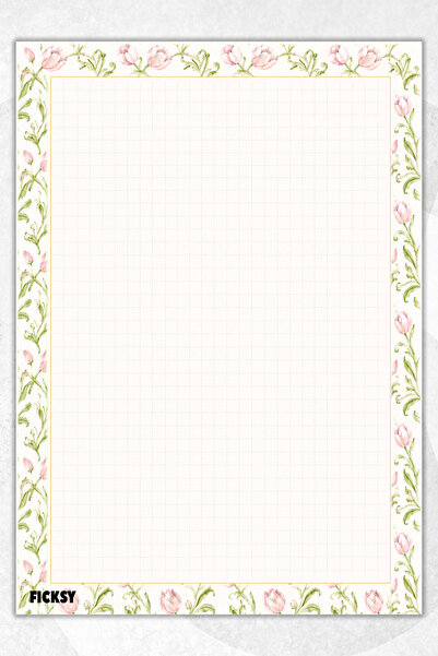 Ficksy A5 Notepad Checkered Notebook - 50 Sheets - Memopad - Notepad - Notepa...