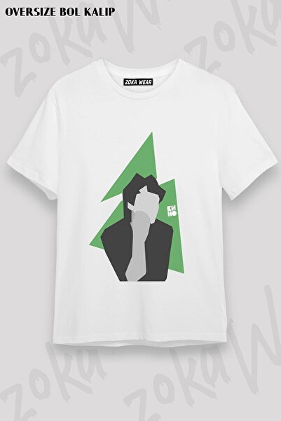 ZOKAWEAR Μπλουζάκι Unisex Loose Fit με στάμπα Kino v7