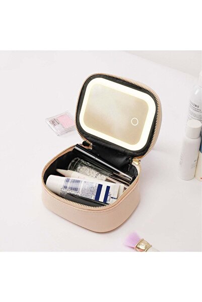 Arabest Travel Makeup Bag with LED Mirror,3-Level Dimming,Large Capacity,Port...