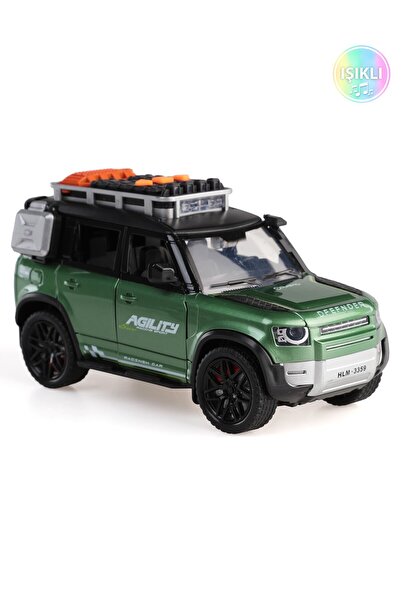Vardem Sürtmeli Işıklı Ve Müzikli Kapıları Açılan Jeep - Yeşil