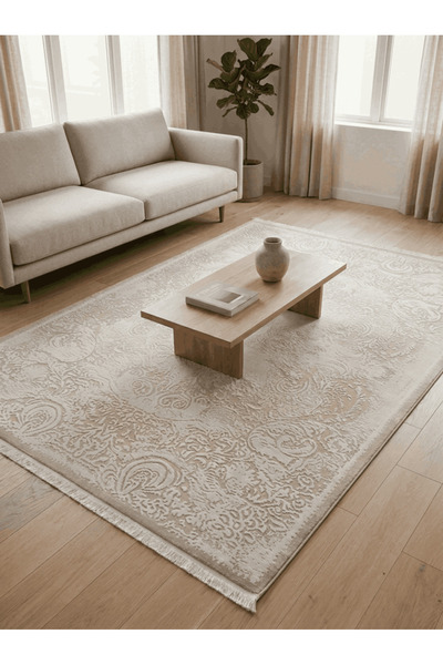 Al Kaffary Carpet Malvina Carpets Made of Goat Wool, Elegant Design with Soft...