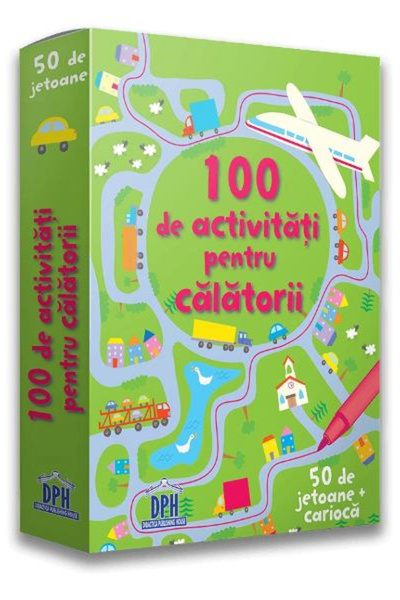 Editura DPH 100 de activități de călătorie pentru copii, Usborne - Editura DPH