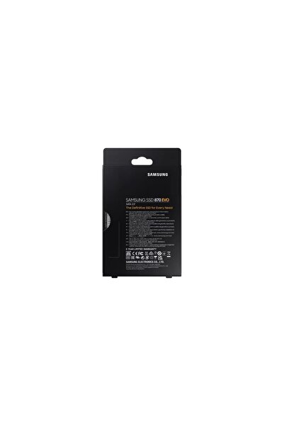 Samsung 1 Tb 870 Evo 2.5 Sata3 Mz-77e1t0bw 560-530 Mb/s Tr Garantılı