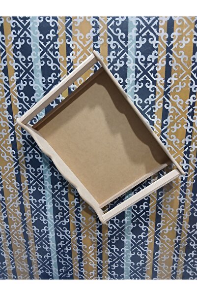 Altınyapı Hobi Market Small Handle Gondola Tray Raw Mdf